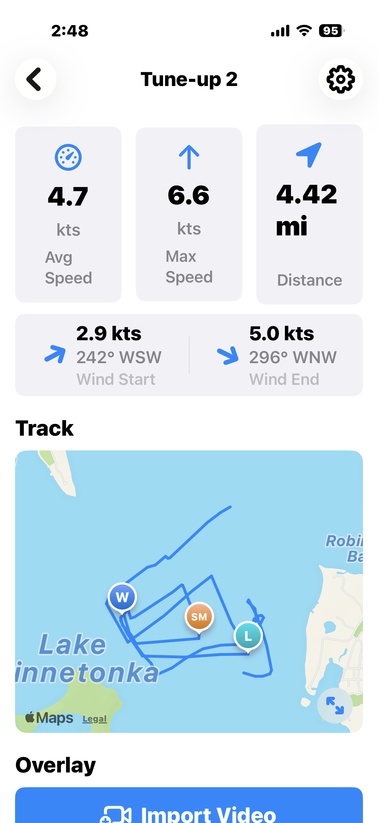 axiotrax race session overview on iPhone